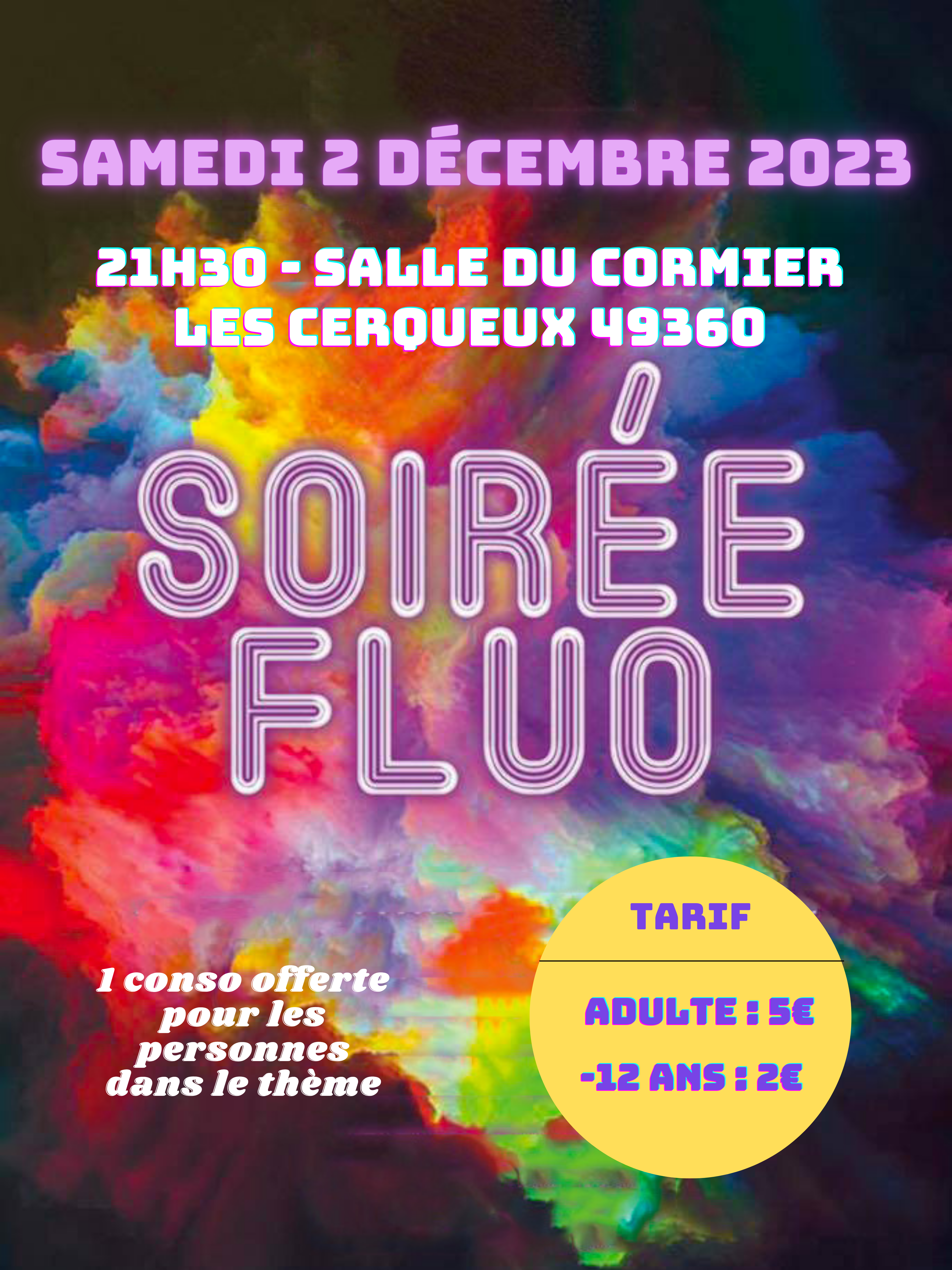 Fluo Party - Les Cerqueux